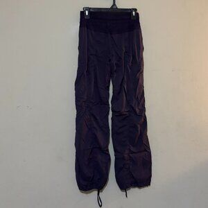 Lululemon Navy Blue Cargo Pants Lightweight Drawstring Pockets XS Small